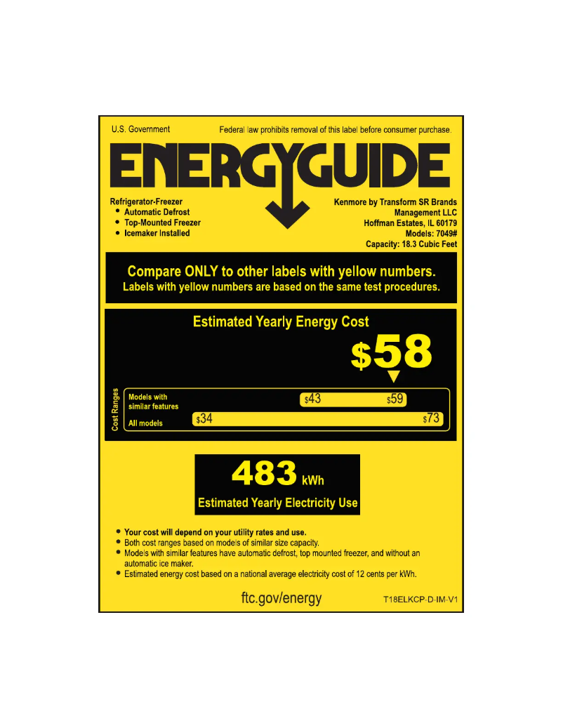 Page 1 de la notice Manuel utilisateur Kenmore 70495