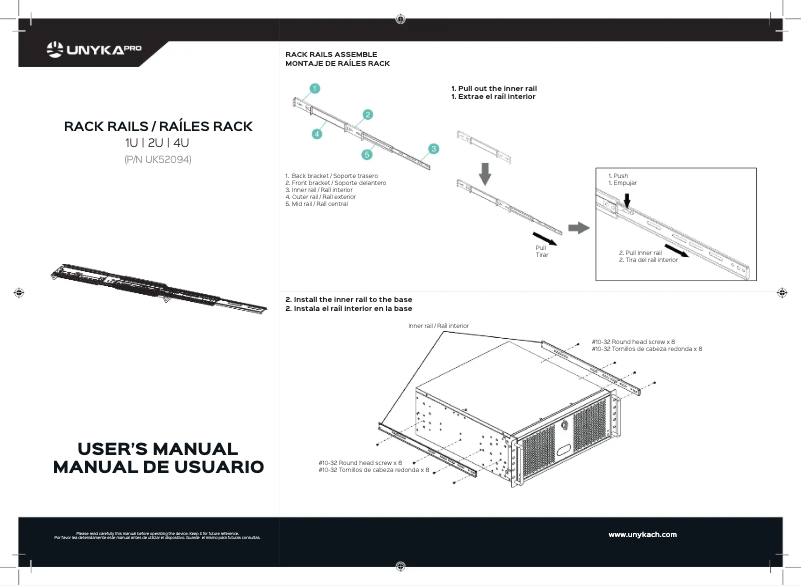 Image de la première page du manuel de l'appareil UK52094