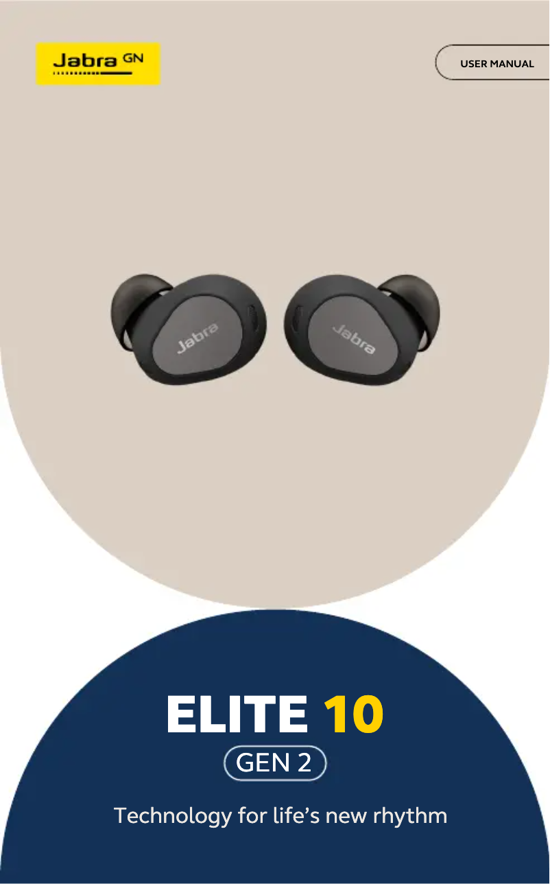 Page 1 de la notice Manuel utilisateur Jabra Elite 10 Gen 2