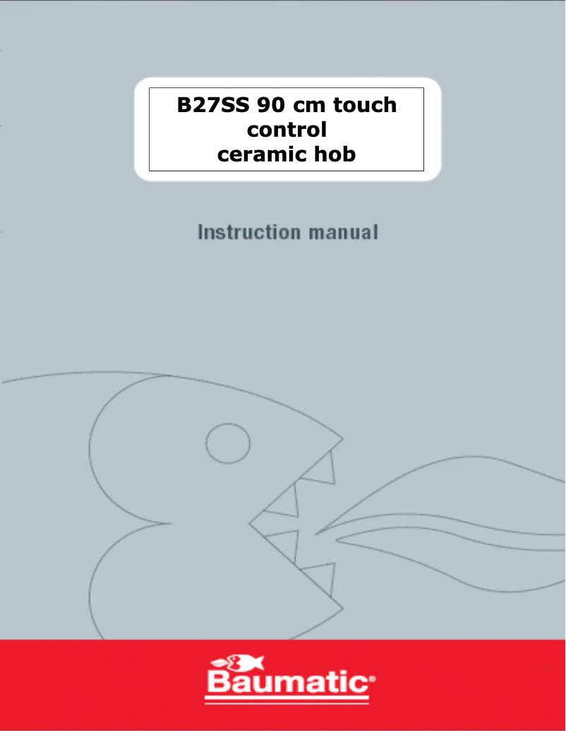 Page n°1 - Manuel utilisateur Baumatic B27SS