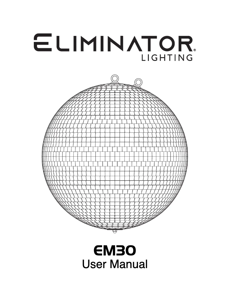 Image de la première page du manuel de l'appareil EM30