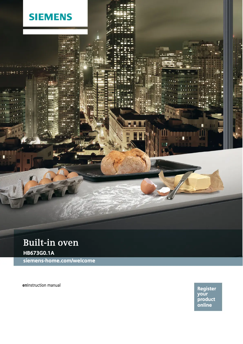 Page n°1 - Manuel utilisateur Siemens HB673G0S1A