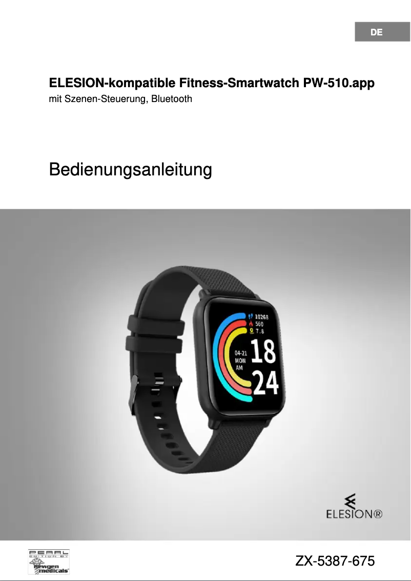 Image de la première page du manuel de l'appareil ELESION