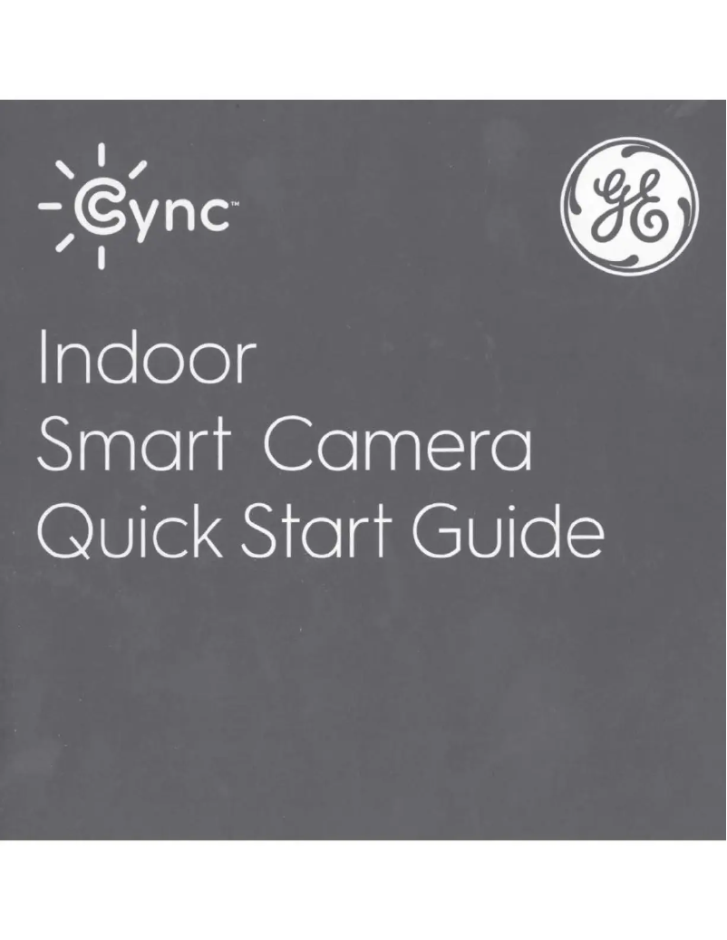Page 1 de la notice Manuel utilisateur GE Cync Indoor Smart Camera