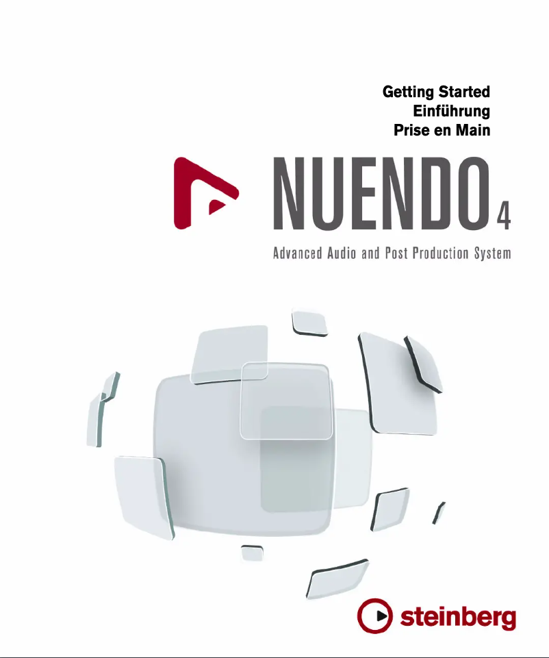 Image de la première page du manuel de l'appareil Nuendo 4