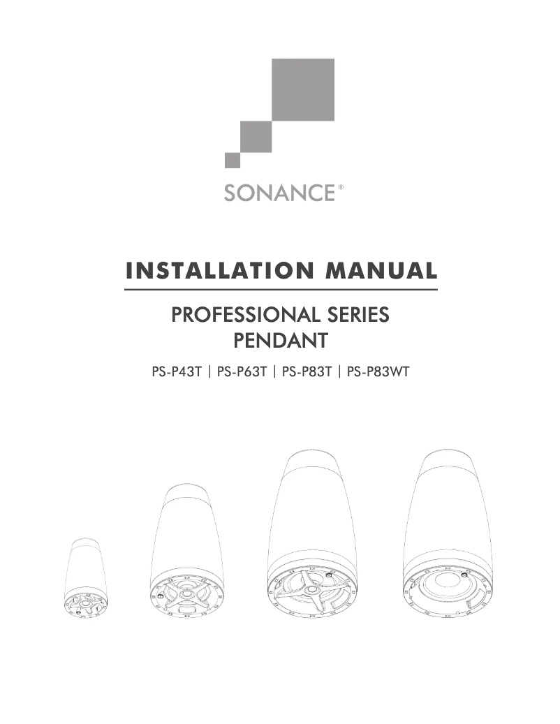 Image de la première page du manuel de l'appareil Professional PS-P63T
