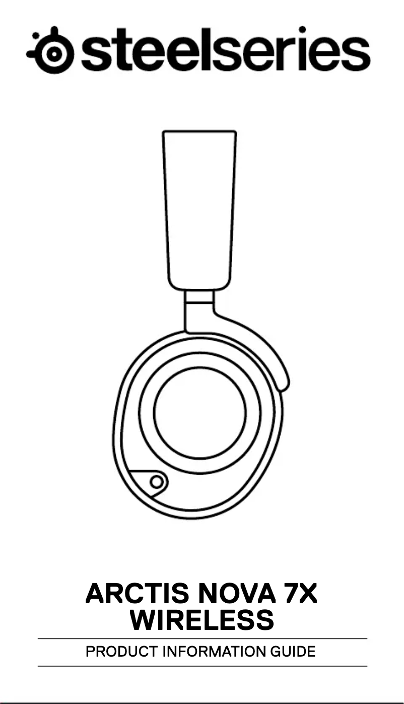 Image de la première page du manuel de l'appareil Arctis Nova 7P