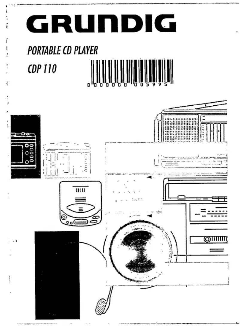 Page 1 de la notice Manuel utilisateur Grundig CDP 110