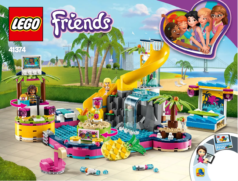 Page 1 de la notice Manuel utilisateur Lego Friends 41374