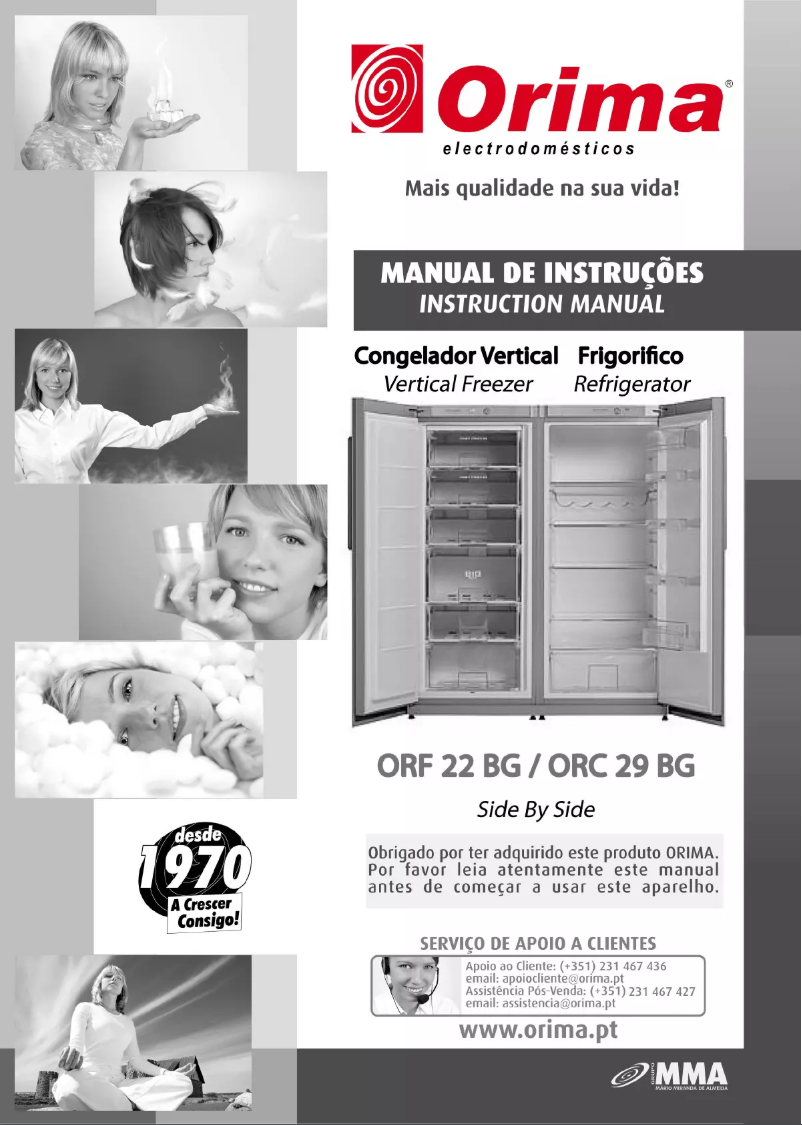 Page n°1 - Manuel utilisateur Orima ORF 22 BG