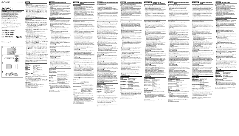 Page 1 de la notice Manuel utilisateur Sony SBP-256E