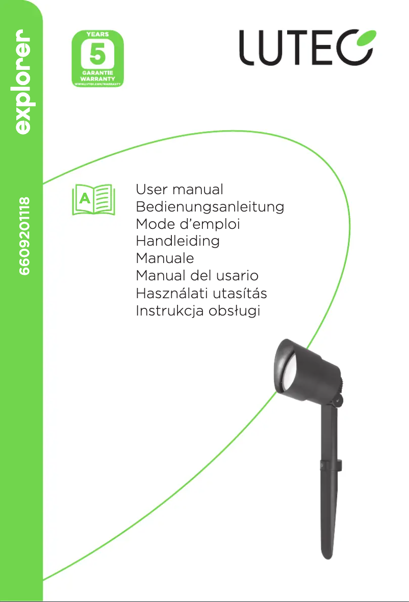 Image de la première page du manuel de l'appareil Explorer