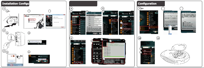 Page 1 de la notice Manuel utilisateur Trust GXT 31 18188