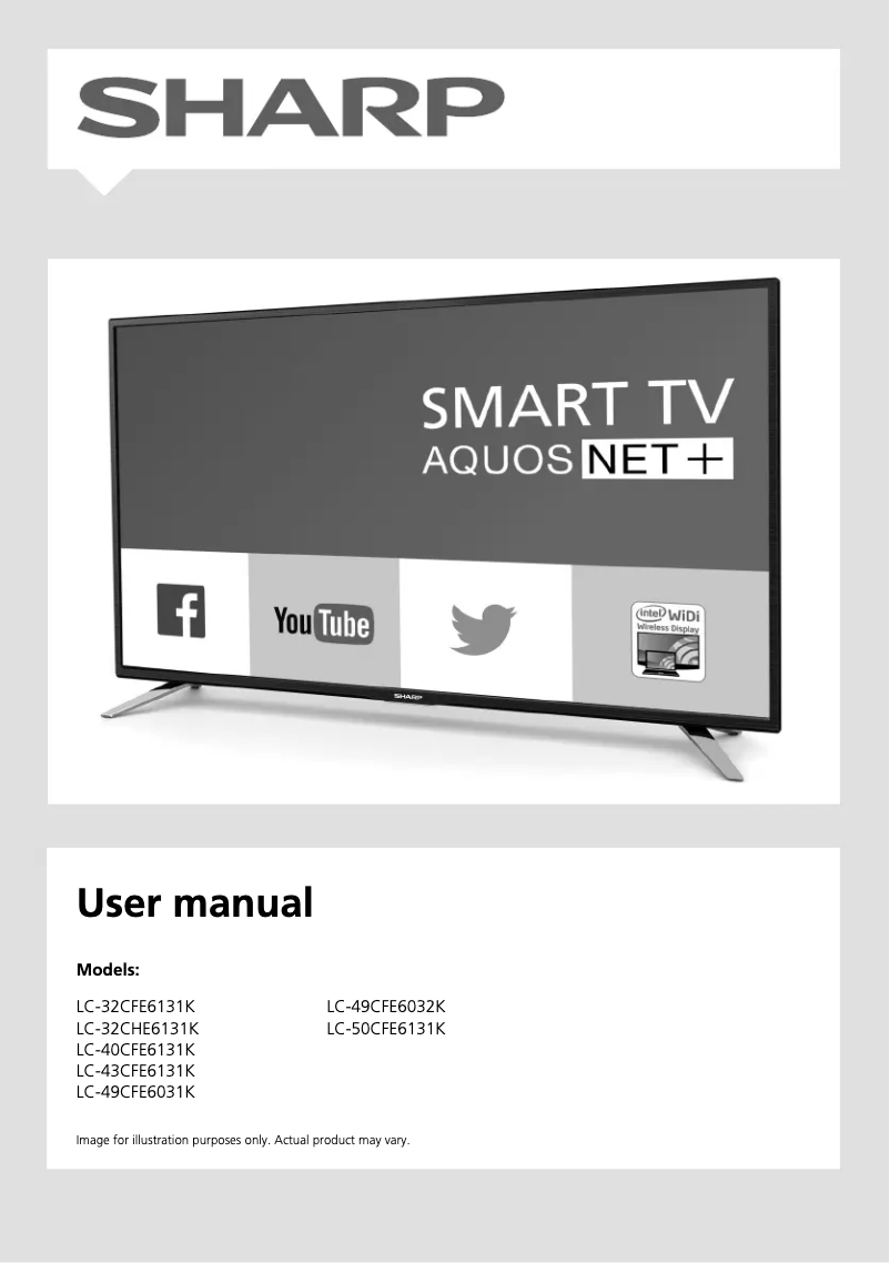 Page 1 de la notice Manuel utilisateur Sharp LC-32CHE6131K