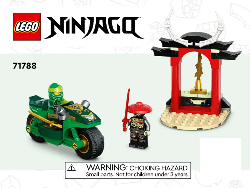 Page n°1 - Consignes visuelles Lego Ninjago 71788