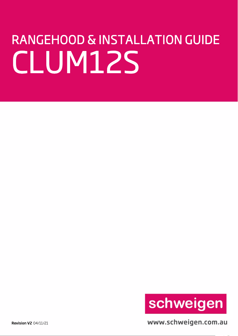 Image de la première page du manuel de l'appareil CLUM12S