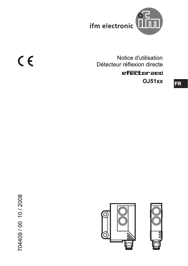 Image de la première page du manuel de l'appareil OJ5100