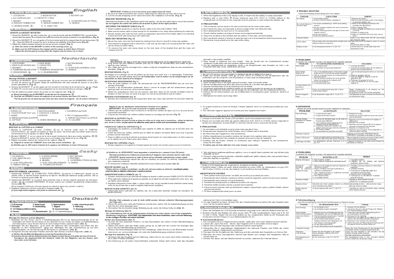 Image de la première page du manuel de l'appareil 10N