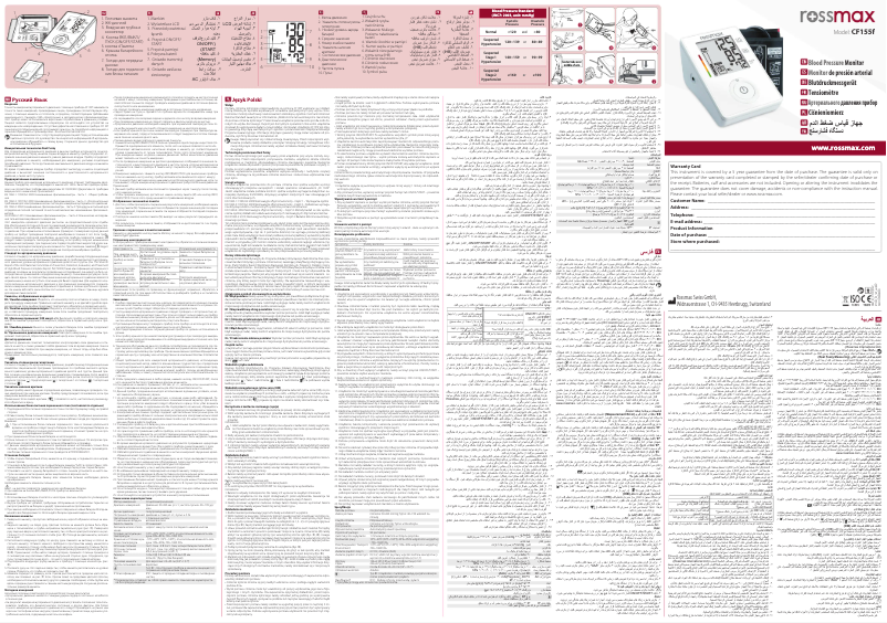 Image de la première page du manuel de l'appareil CF155f