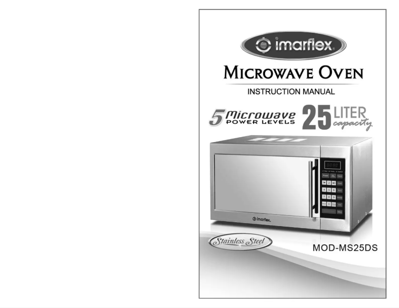 Page 1 de la notice Manuel utilisateur Imarflex MOD-MS25DS