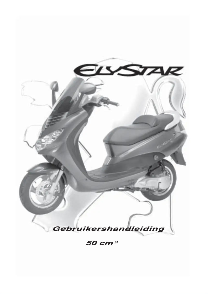 Image de la première page du manuel de l'appareil Elystar 50cc