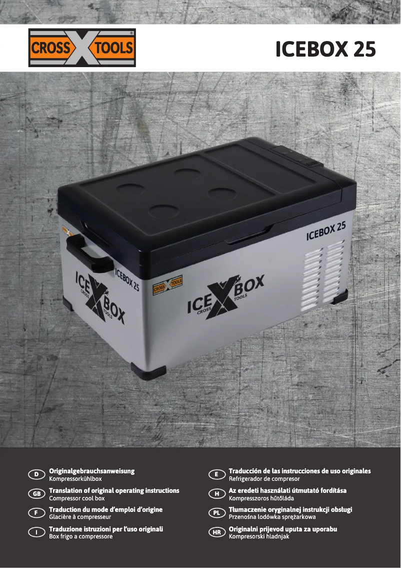 Image de la première page du manuel de l'appareil Icebox 25