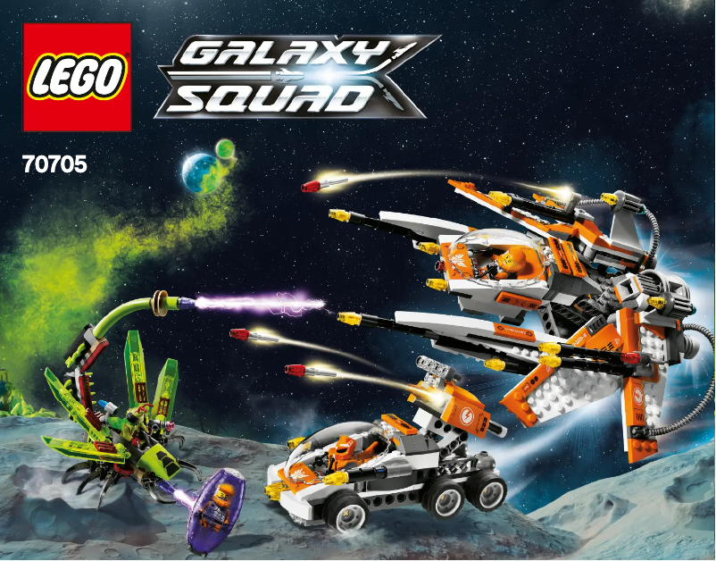 Page n°1 - Consignes visuelles Lego Galaxy Squad 70705
