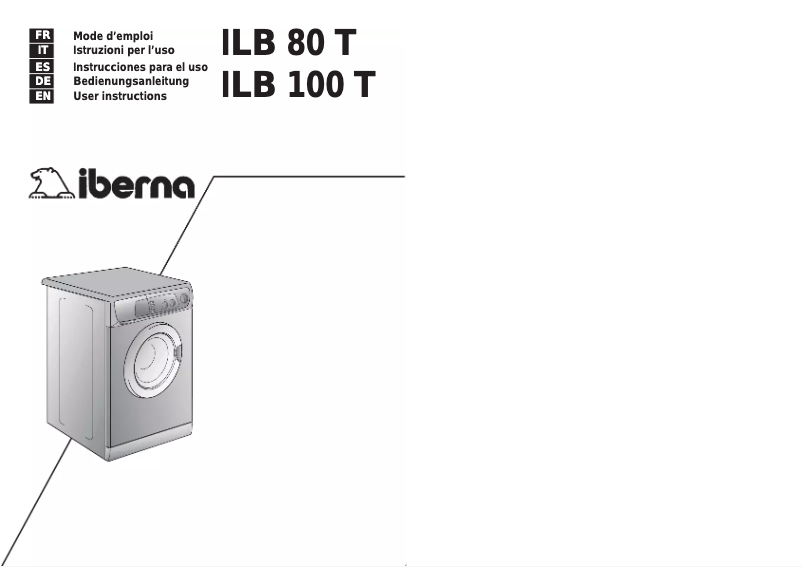 Page n°1 - Manuel utilisateur Iberna ILB 80T-01S