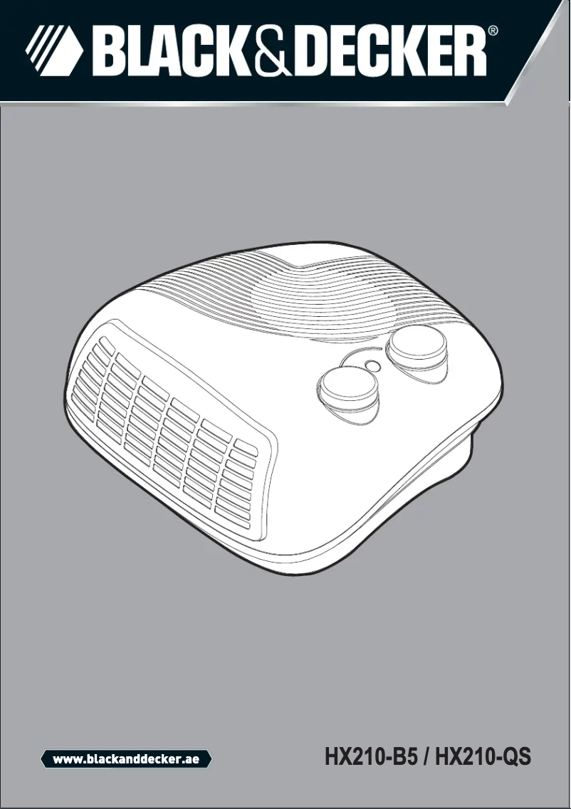 Image de la première page du manuel de l'appareil HX210