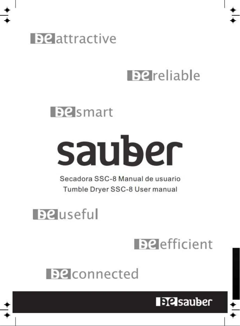 Page 1 de la notice Manuel utilisateur Sauber SSC8