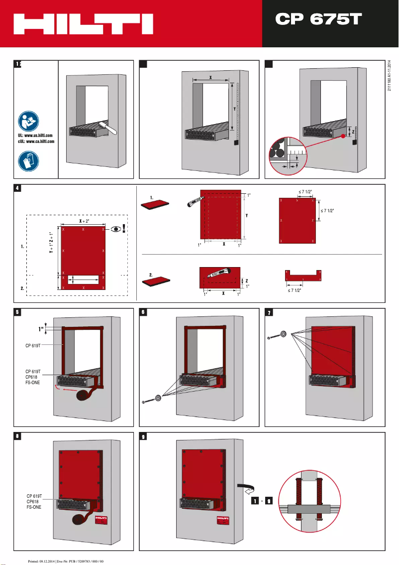 Página 1 del manual Manual de usuario Hilti CP 675