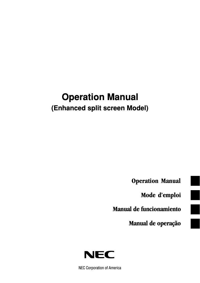 Imagen de la primera página del manual del dispositivo PlasmaSync 50XR6