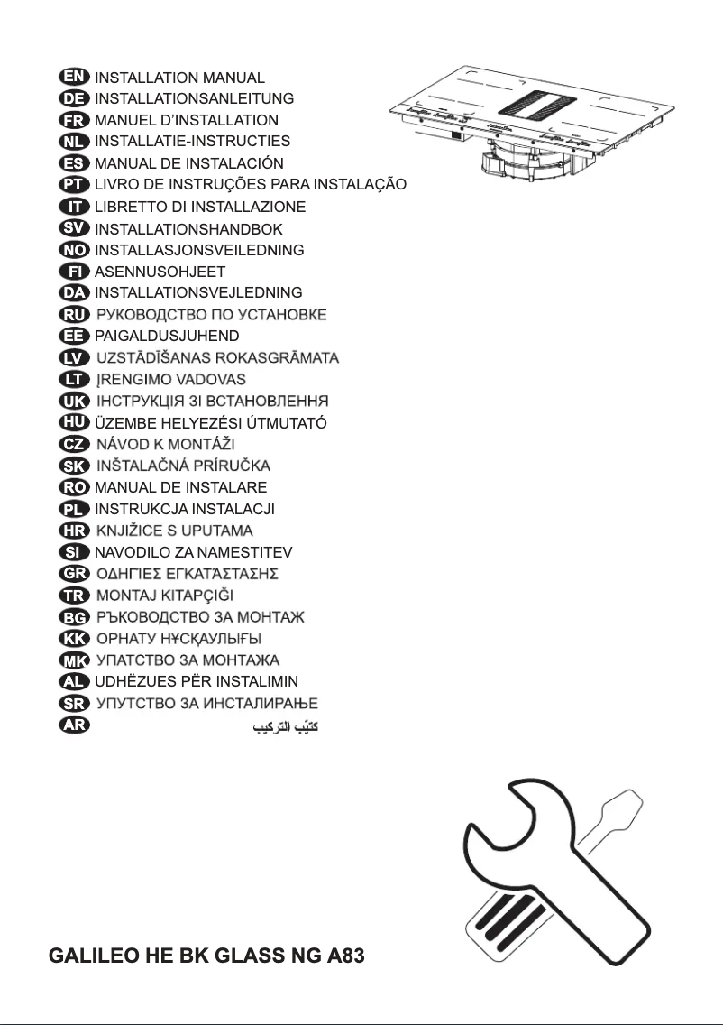 Page n°1 - Guide d'installation Faber GALILEO HE BK glass NG A83
