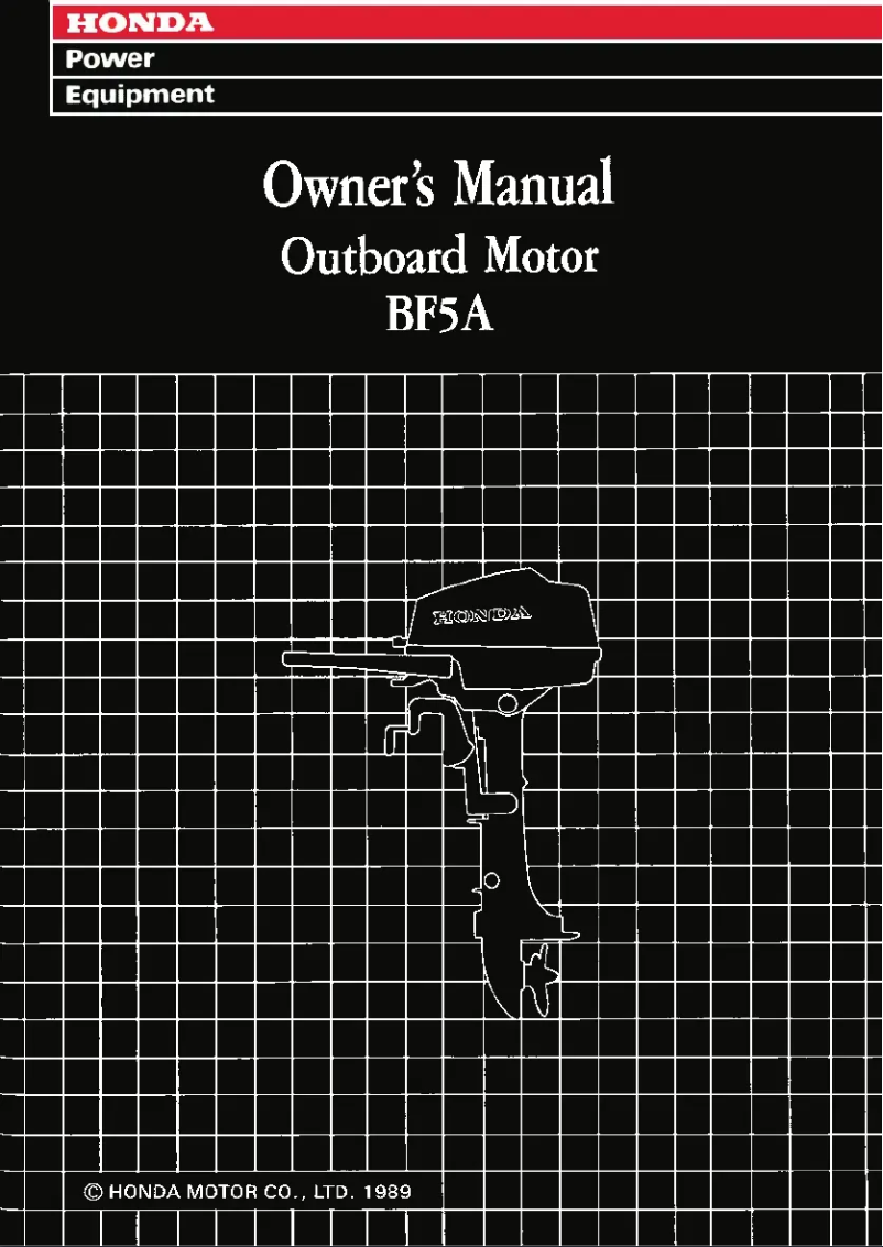 Image de la première page du manuel de l'appareil BF5A (1989)