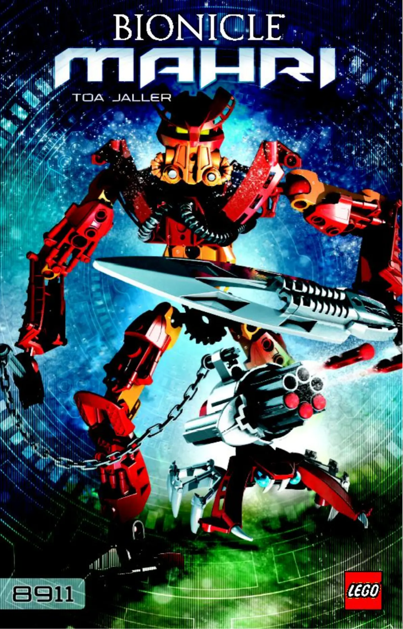 Page 1 de la notice Manuel utilisateur Lego Bionicle 8911