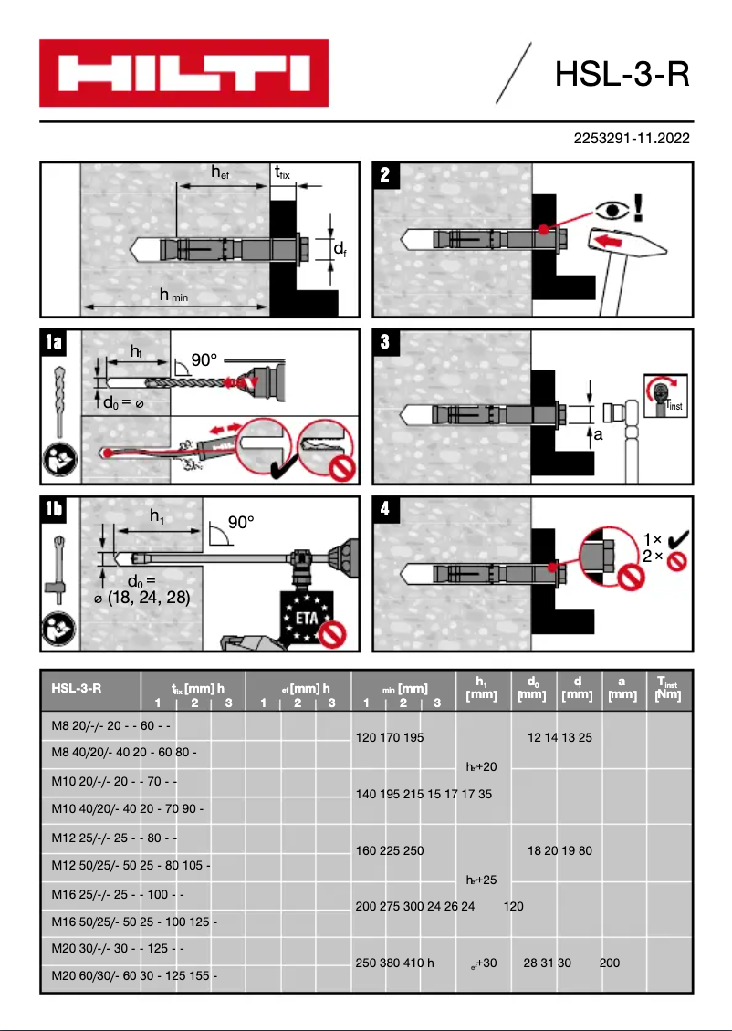 Página 1 del manual Manual de usuario Hilti HSL-3-R