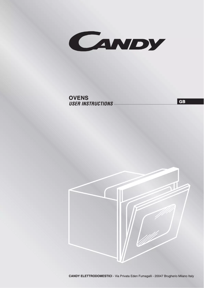 Page n°1 - Manuel utilisateur Candy FPP 403 X