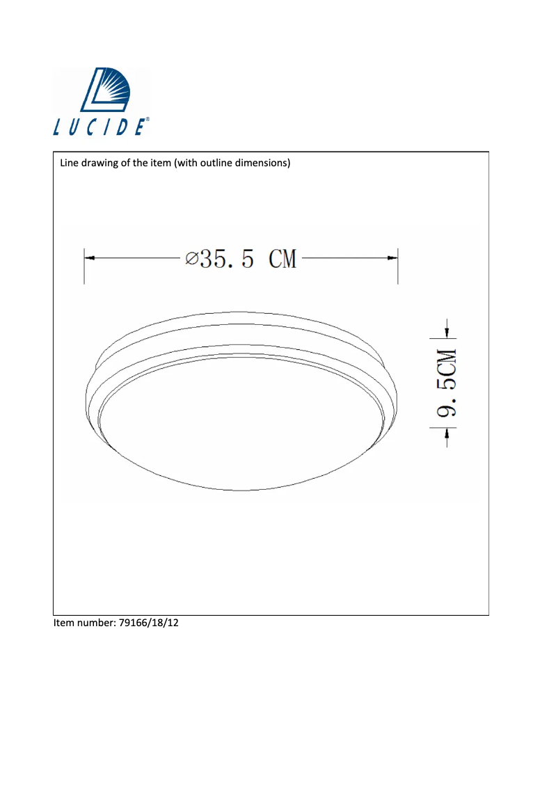 Page n°1 - Manuel utilisateur Lucide Casper i 79166/18/12