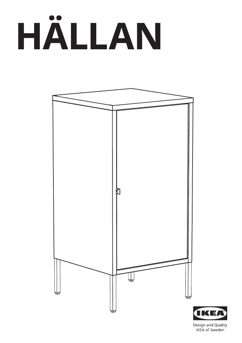 Página 1 del manual Manual de usuario Ikea HÄLLAN 403.636.21