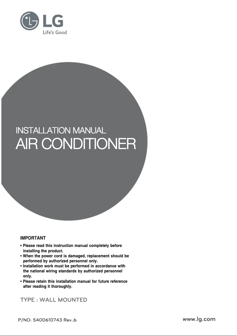 Page 1 de la notice Manuel utilisateur LG ESUW096J3A0