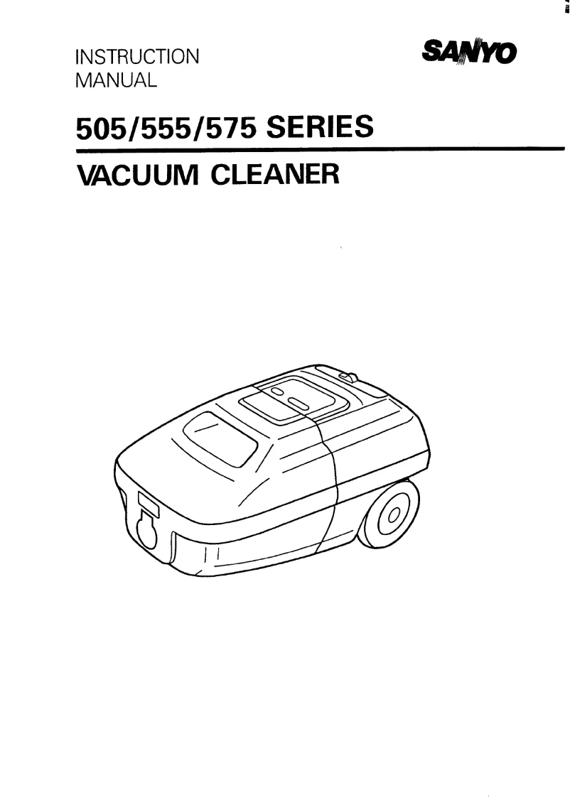 Page n°1 - Manuel utilisateur Sanyo SC-555