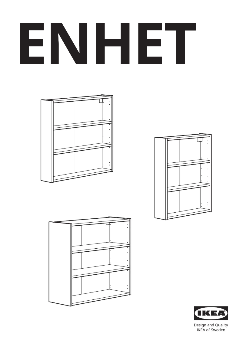 Imagen de la primera página del manual del dispositivo ENHET 604.404.16