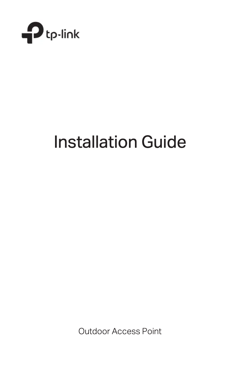 Page n°1 - Manuel utilisateur TP-Link CPE510