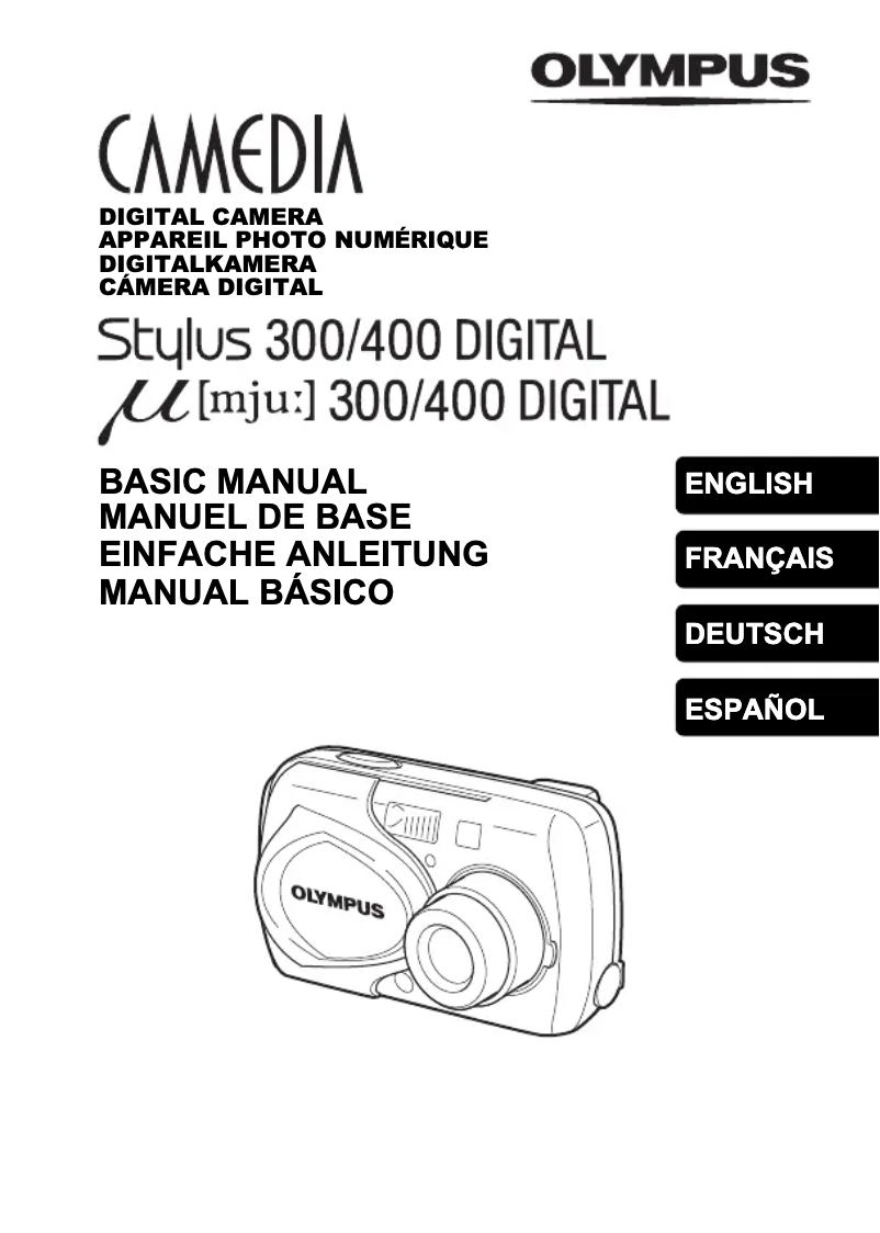 Imagen de la primera página del manual del dispositivo Stylus 300 Digital