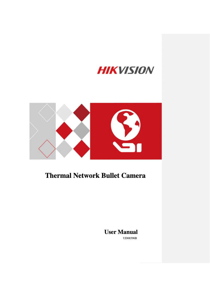 Page n°1 - Manuel utilisateur Hikvision DS-2TD2336-75