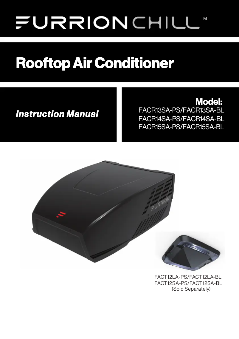 Page 1 of the manual User Manual Furrion FACC12SA-BL