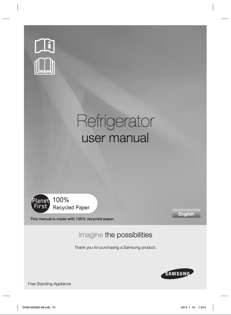 Page n°1 - Manuel utilisateur Samsung RS21HFLMR