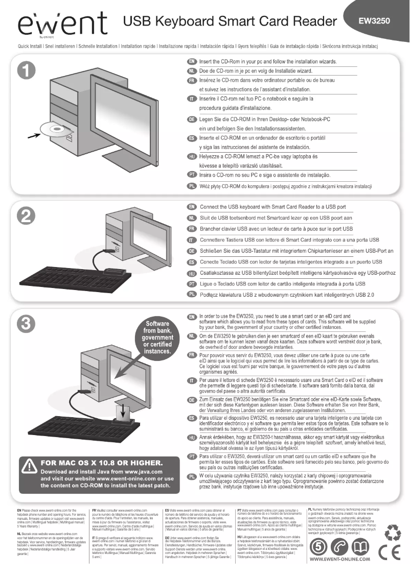 Page 1 de la notice Manuel utilisateur Eminent Ewent EW3250