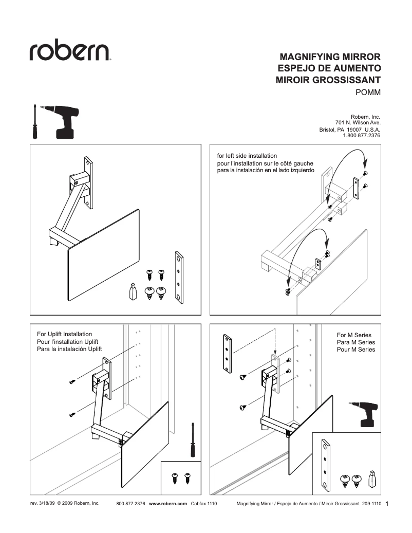 Image de la première page du manuel de l'appareil POMM