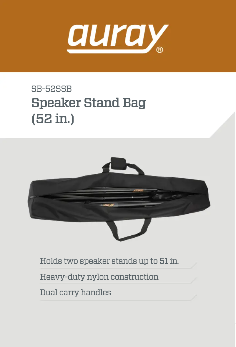 Page 1 de la notice Manuel utilisateur Auray SB-52SSB